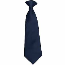 SCHOOL TIES-SOLID NAVY