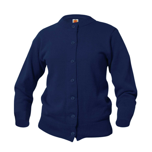 ST.PIUS CREW NECK CARDIGAN SWEATER