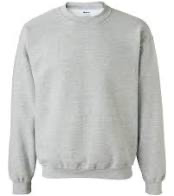 GREY PE CREWNECK SWEATSHIRT