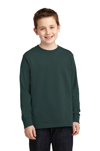GREEN  PE LONG SLEEVE T-SHIRTS