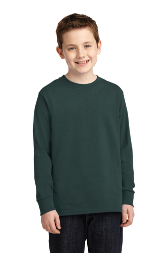 GREEN  PE LONG SLEEVE T-SHIRTS