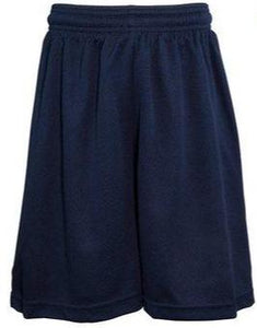 NAVY PE MESH SHORTS